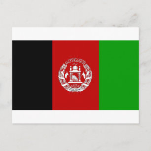 Carte postale Drapeau Afghanistan