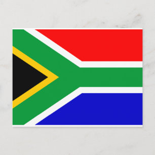 Carte Postale Drapeau Afrique du Sud