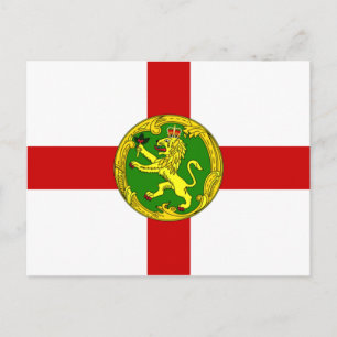Carte Postale Drapeau alderney patriotique