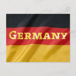 Carte Postale Drapeau Allemagne