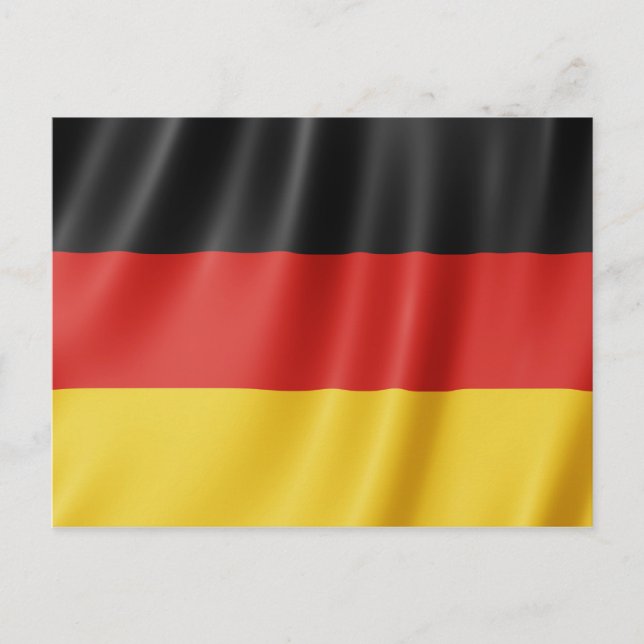 Carte postale drapeau allemand (Devant)