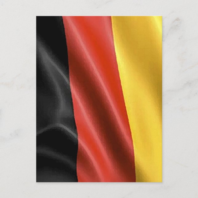 Carte Postale Drapeau allemand (Devant)