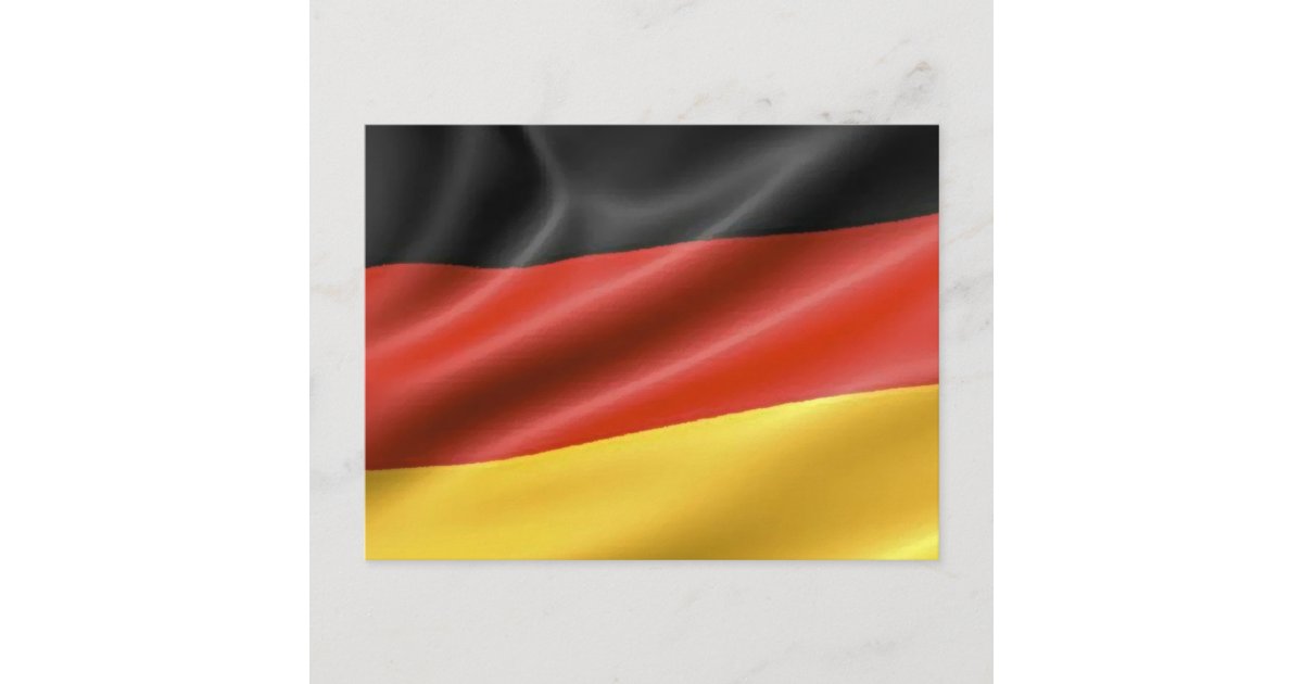 Carte Postale Drapeau allemand | Zazzle.ca