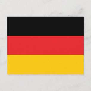 Carte Postale Drapeau allemand