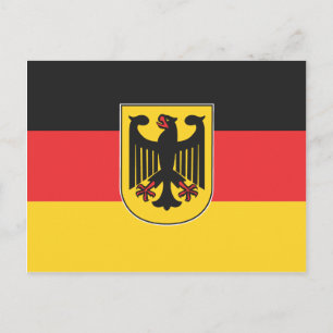 Carte Postale Drapeau allemand