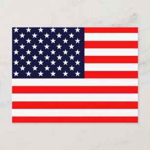 Carte Postale Drapeau américain