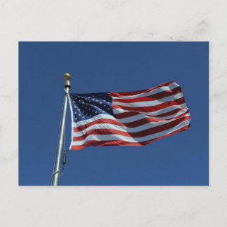 Carte Postale Drapeau américain