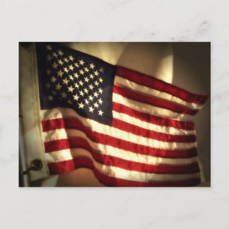 Carte Postale Drapeau américain
