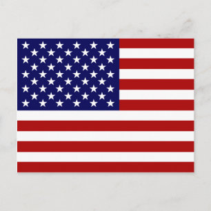 Carte Postale Drapeau américain