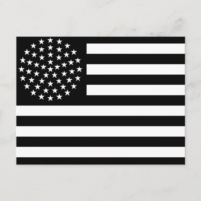 Carte Postale Drapeau américain 51 étoiles (Devant)