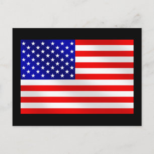 Carte Postale Drapeau américain des États-Unis d'Amérique