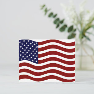 Carte Postale Drapeau américain du 4 juillet