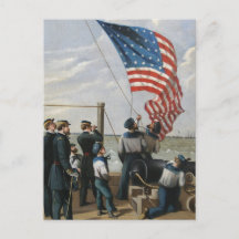 Drapeau américain Vintage Marine peinture Art