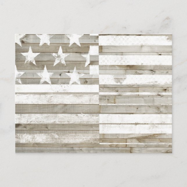 Carte Postale Drapeau Americana (Devant)