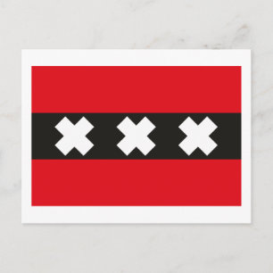 Carte postale Drapeau Amsterdam
