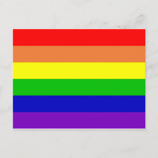 Carte Postale Drapeau arc-en-ciel