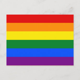 Carte Postale Drapeau arc-en-ciel (LGBT)