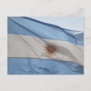 Carte Postale drapeau argentine