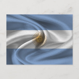 Carte Postale Drapeau Argentine