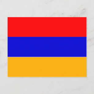 Carte Postale Drapeau arménien