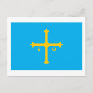 Carte postale Drapeau Asturias