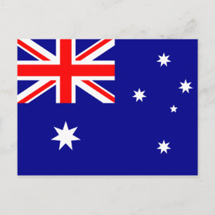 Carte postale drapeau Australie