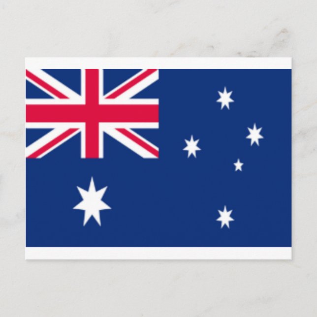 Carte Postale Drapeau Australie (Devant)