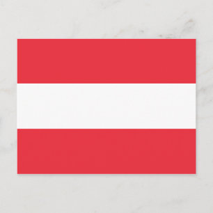 Carte Postale Drapeau Autriche