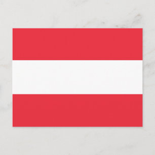 Carte Postale Drapeau Autriche