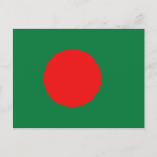 Carte postale Drapeau Bangladesh