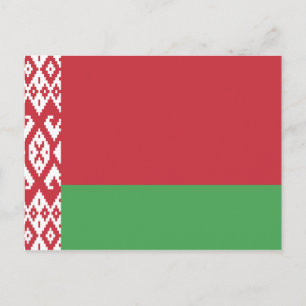 Carte postale Drapeau Bélarus