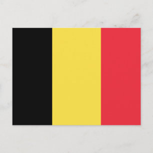 Carte Postale Drapeau Belgique