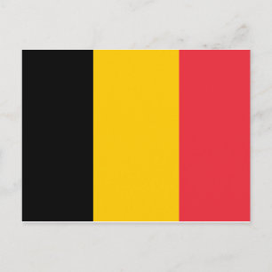 Carte Postale Drapeau Belgique