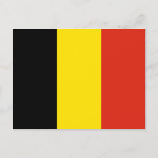Carte postale Drapeau Belgique