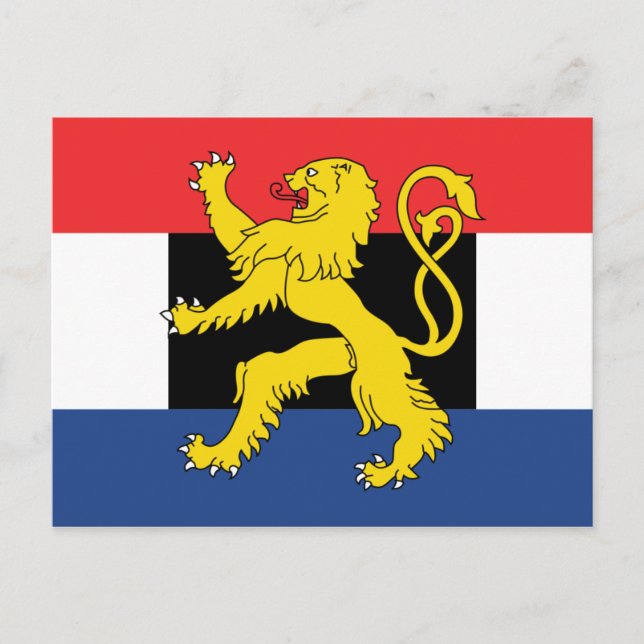 Carte Postale Drapeau Benelux (Devant)