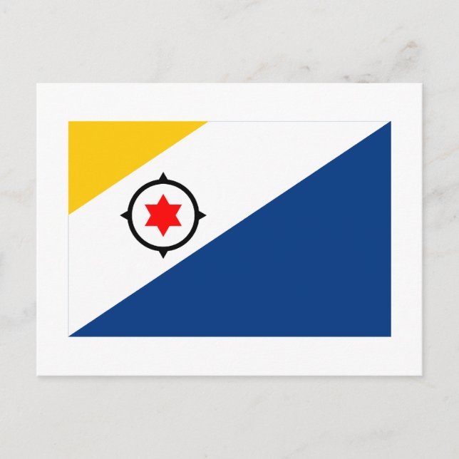 Carte Postale Drapeau Bonaire (Devant)