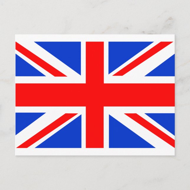 Carte Postale Drapeau britannique (Devant)