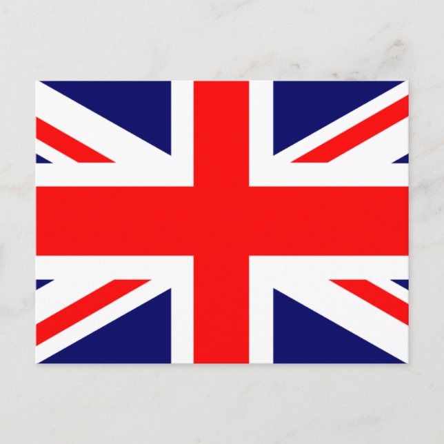 Carte Postale Drapeau britannique Union Jack (Devant)