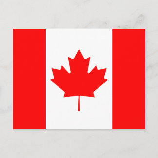 Carte postale Drapeau Canada