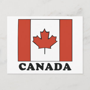 Carte Postale Drapeau canadien