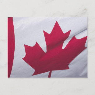 Carte Postale Drapeau canadien.