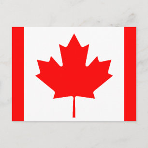Carte Postale Drapeau canadien