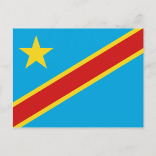 Carte postale Drapeau Congo-Kinshasa