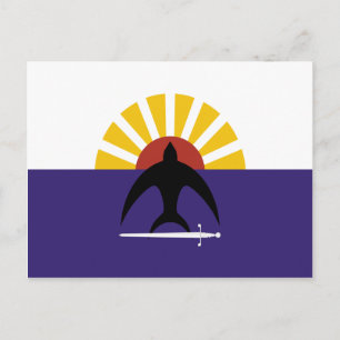 Carte Postale Drapeau Cozumel, Quintana Roo, Mexique
