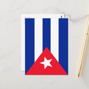 Carte Postale Drapeau Cuba
