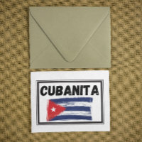 Drapeau Cubanita Cubain fille