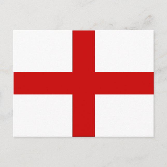 Carte Postale Drapeau d'Angleterre (Devant)