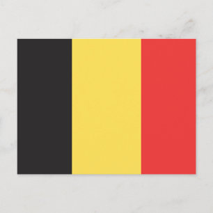 Carte Postale Drapeau de Belgique