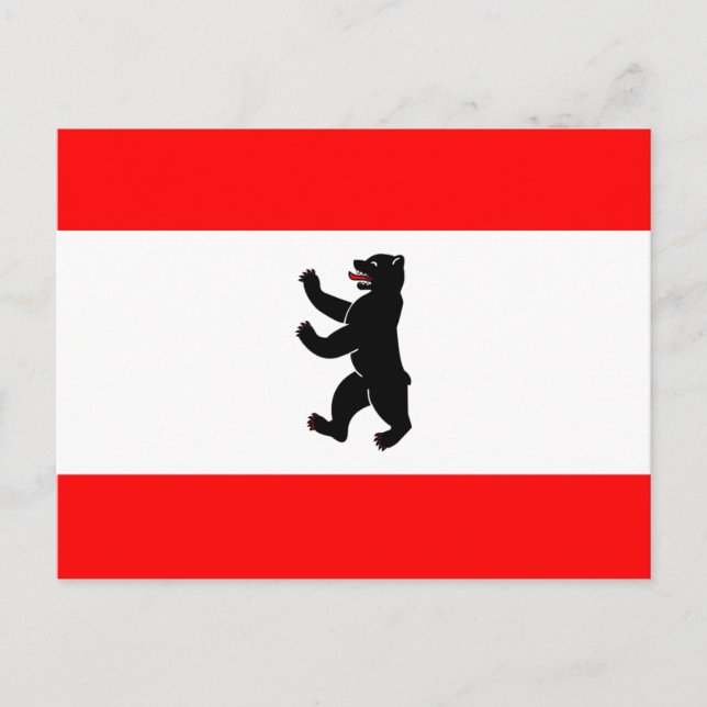 Carte Postale Drapeau de Berlin (Devant)