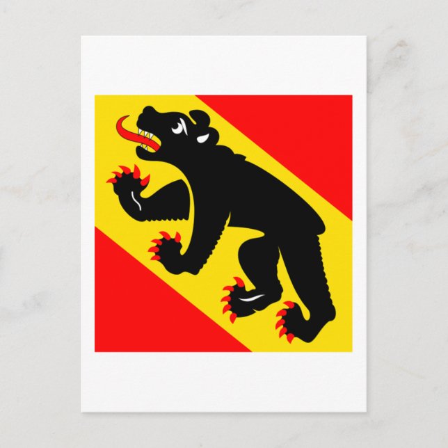 Carte Postale Drapeau de Berne (Devant)
